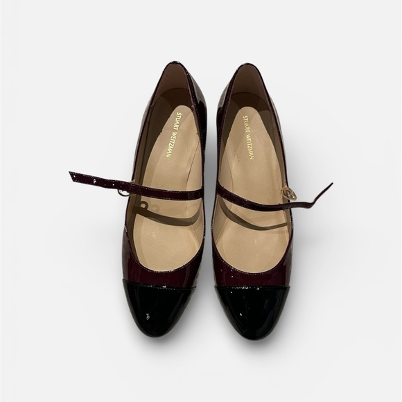 Stuart Weitzman Burgundy and Black Heels - Picture 4 of 6